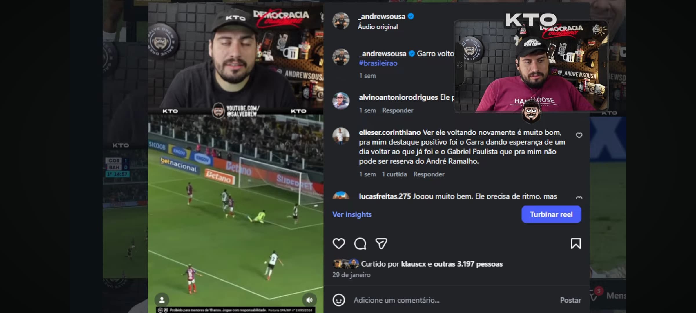 Uma crítica ao sr: Andrew Sousa